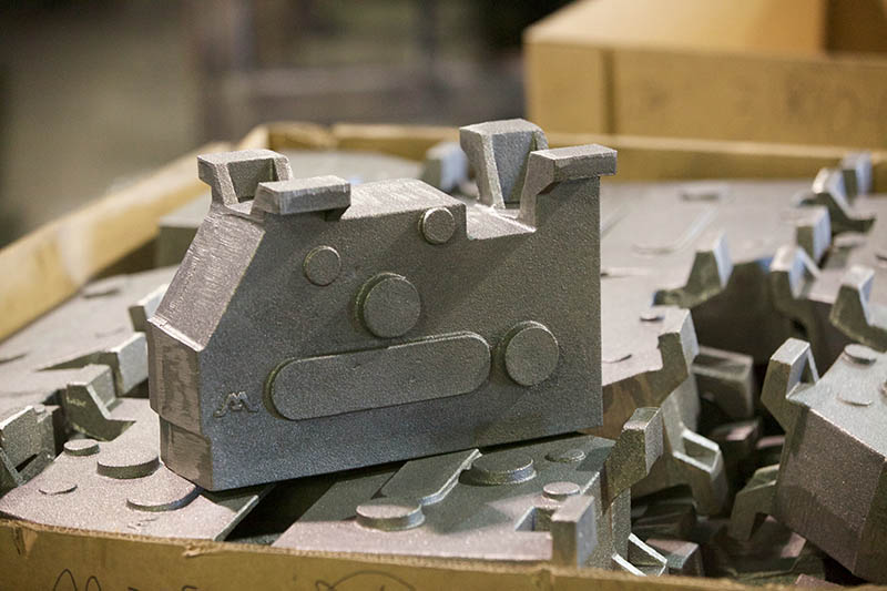 Cast iron parts ready to ship