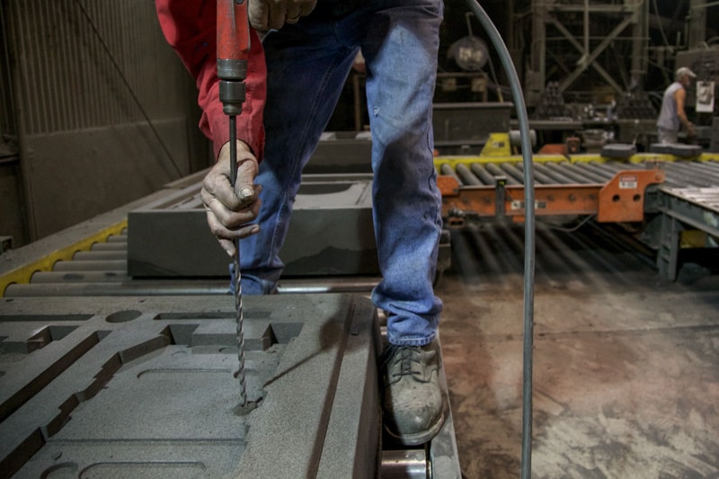 Green Sand Molding at Dakota Foundry